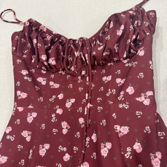 House of CB Carina Wine Dress - Picture 9 of 9